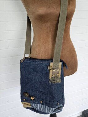 Chala Denim  shoulder to cross body bag